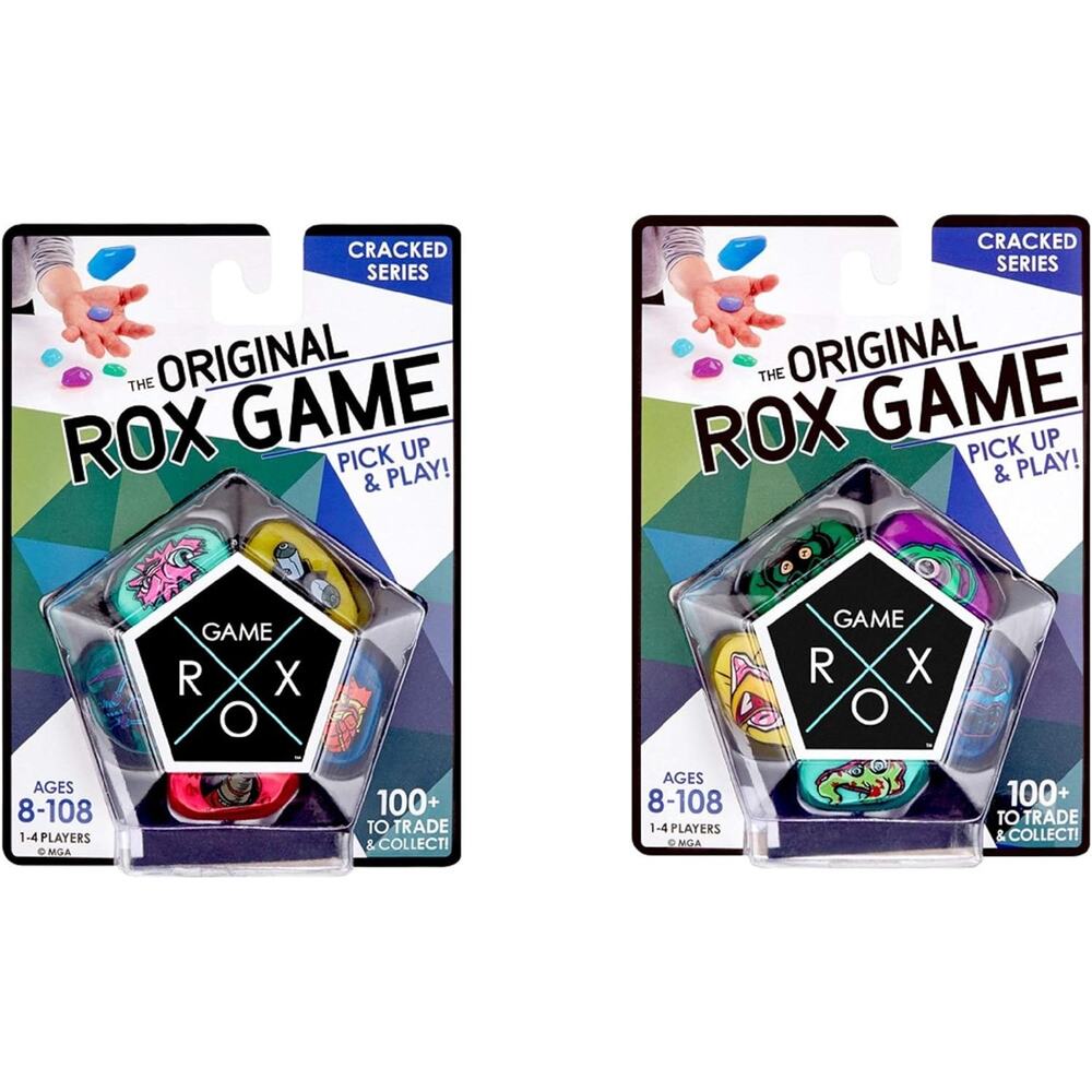 MGA Entertainment GameRox Stone Flipping Game Starter 2-Player Pack 2 packs